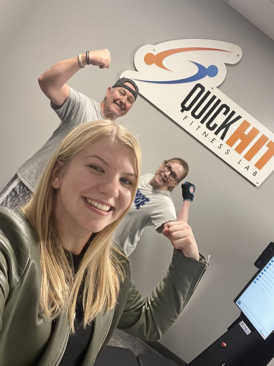 QuickHITFitness's tweet image. Double the fun, double the gains! 😜💪🏼 Meet our power couple l, Bob Kachel and Diana Kachel, who turned their QuickHIT workouts into a hilariously fierce rivalry!🏆🔥 #QuickHIT #Fitness #couplegoals #gogetters #flexin