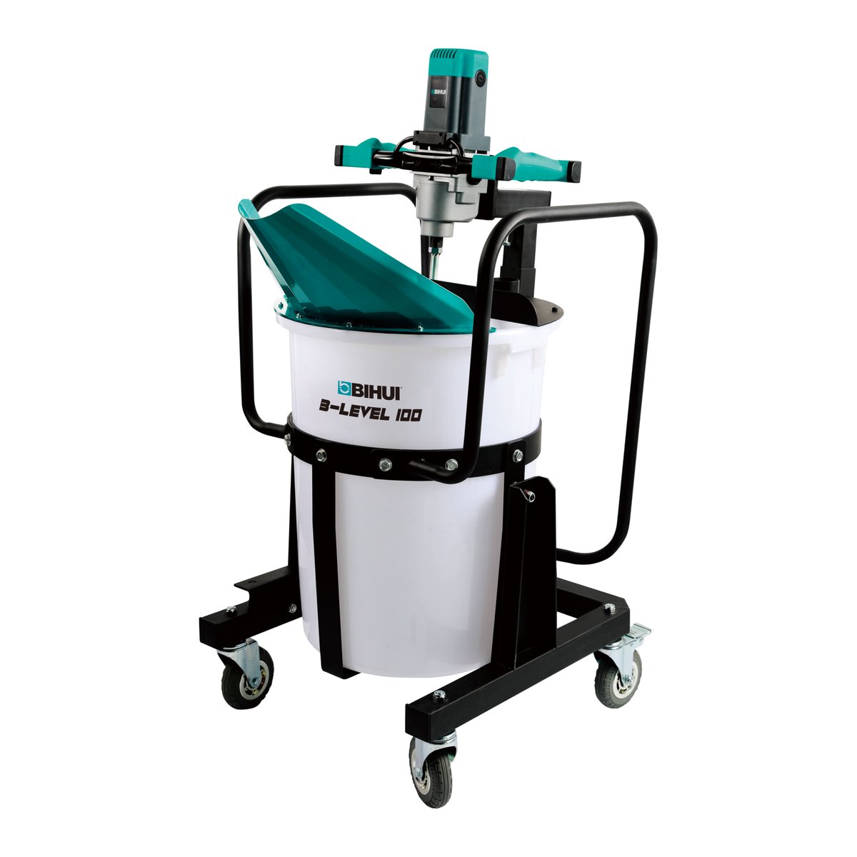 The BIHUI leveling compound mixing station allows easier mixing on-site with easy, hands-free capabilities!

🔘 Mix up to 90kg completely hands-free
🔘 Ergonomic handle and damping structure angles for pouring
🔘 Detachable 1900W mixer and large paddle

#bihui #mixingstation