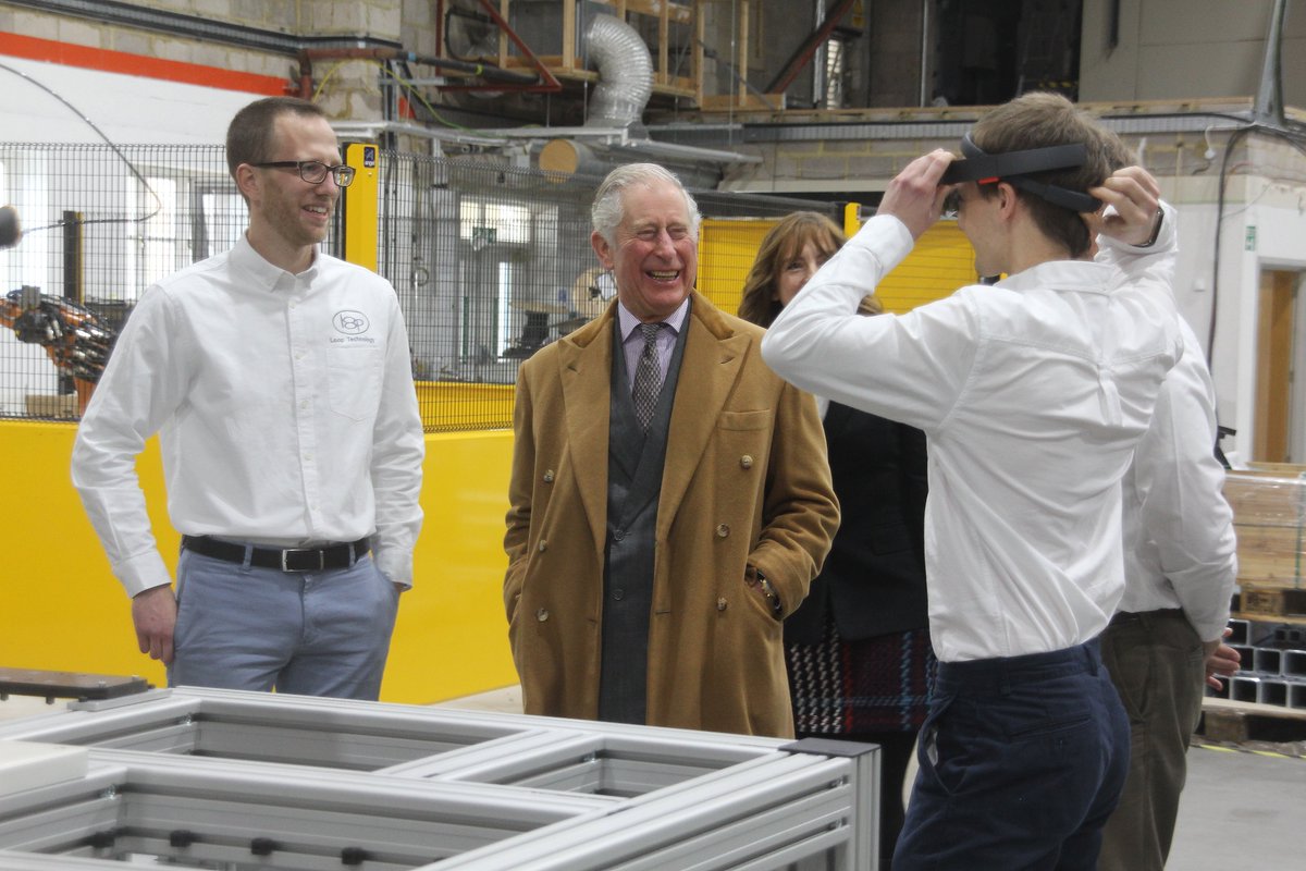 Loop_Technology's tweet image. We hope everyone has a great bank holiday coronation weekend! Here&apos;s a throwback to when King Charles visited and officially opened our Poundbury office and factory. 👑 #kingscoronation #UKEngineering #robotics #composites