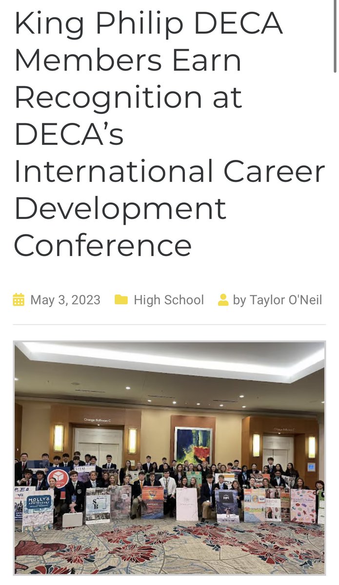 KPDECA returns from #DECAICDC as International Champions! Future looks bright as well!!

kingphilip.org/king-philip-de…