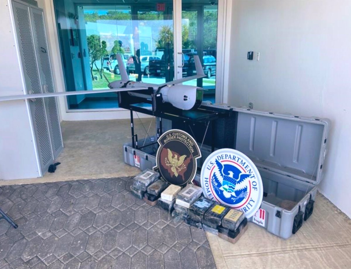 Fly like an Eagle..!! <a href="/CBPAMORegDirSE/">CBP AMO Southeast Region XD Andres Blanco</a> agents, along with partners from <a href="/CBPAMONASOXD/">AMO NASO XD Augusto Reyes</a>  and Puerto Rico Police Department arrested one and seized more than twenty bricks of cocaine recently, near St Thomas. <a href="/CBPCaribbean/">CBP Caribbean</a> <a href="/CBPSoutheast/">CBP Southeast</a> <a href="/USBPChiefRMY/">Chief Patrol Agent Reggie Johnson</a>