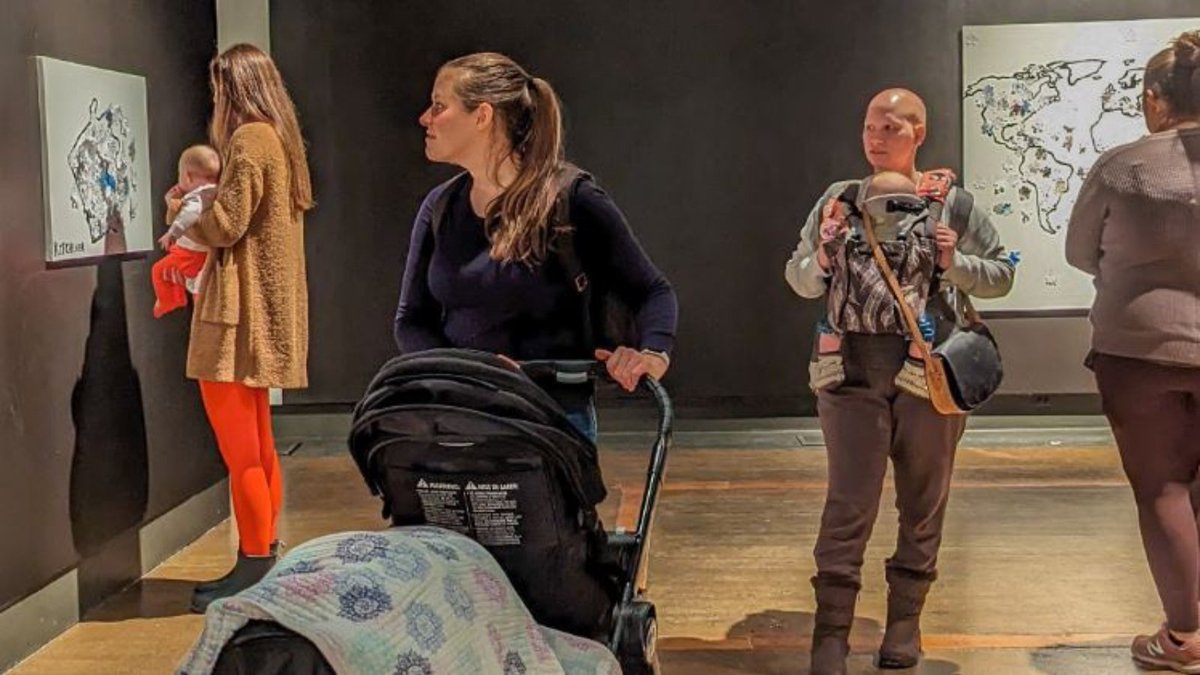 Join the @kwartgallery for the Stroller Tour on May 9th at 10am. 

Embark on a guided gallery tour that accommodates strollers and is led by an expert guide sharing insights on current exhibitions. ☕🎨 

For more info: tinyurl.com/r7x29rte

#ExploreWR #StrollerTour