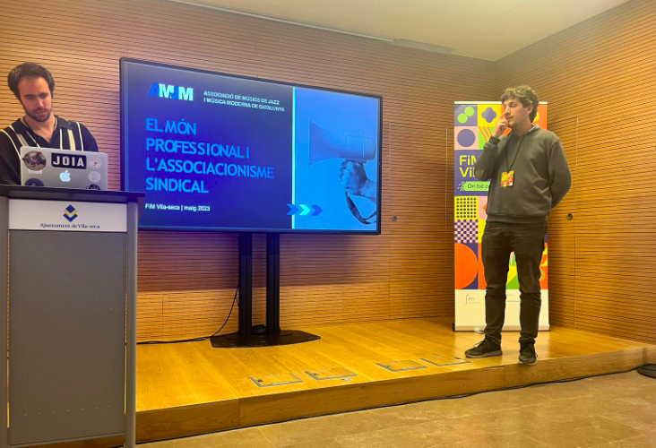 Fimvilaseca_'s tweet photo. #FiMPro💎 Presentació d’institucions, entitats i iniciatives nacionals i internacionals dedicades al suport a la creació i l’articulació del sector. 
Espai: sala de conferències.
Presenta @amjmcat https://t.co/qiTmLVrs4W