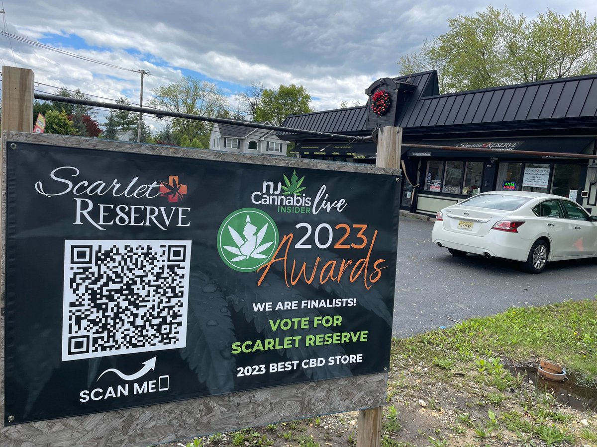 There’s only 4 days left to vote!⏰ VOTE SCARLET RESERVE FOR BEST CBD SHOP 2023 🏆🗳 
nj.com/marijuana/2023… 📲📲

#njcannabisinsiderlive #cannabisinsiderlive #cannabisinsiderliveawards #bestcbdshop2023 #matawannj #newjersey #matawan #scarletreserve #minorityowned #womanowned