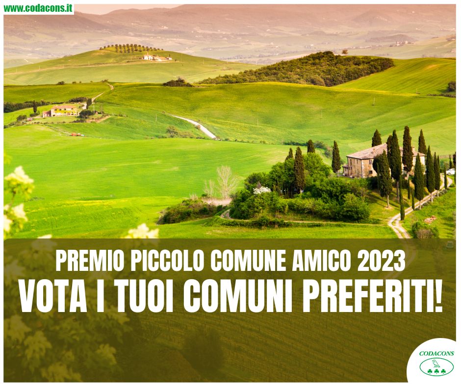 Al via le votazioni per la seconda edizione del Premio #PiccoloComuneAmico, che promuovere lo sviluppo e valorizza le eccellenze dei Comuni italiani con meno di 5.000 abitanti.

🔗 bit.ly/423SEiO