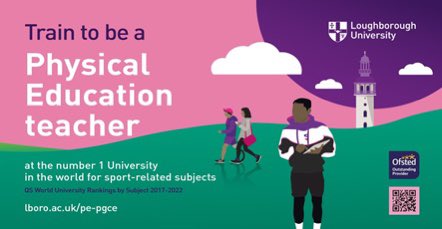 Loughborough University PGCE PE still has some spaces available for September 2023 – make a difference in such a rewarding job… 

Apply today ⤵️
lboro.ac.uk/study/postgrad…