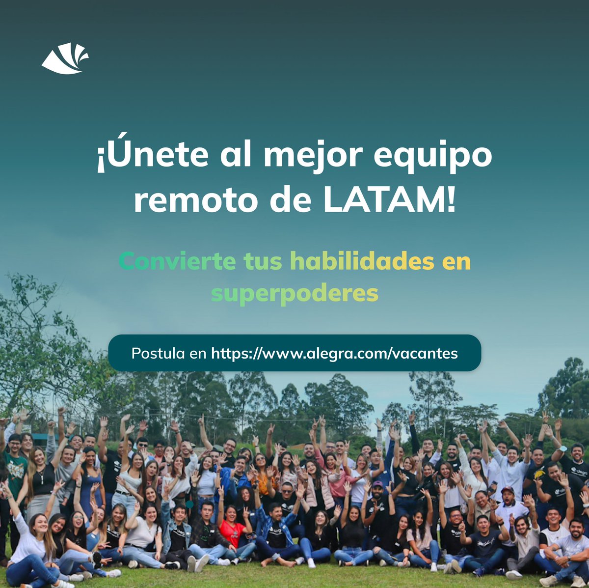carolina_uriola's tweet photo. ¿Harto de la monotonía y el tráfico caótico😳? ¡@AlegraWeb tiene la solución💪! Únete a nuestro equipo y trabaja desde cualquier lugar del mundo🌎. Supera tus límites en un ambiente retador y aprende constantemente. #TrabajoRemoto #Retos #Alegra https://t.co/X8Pg5hN316