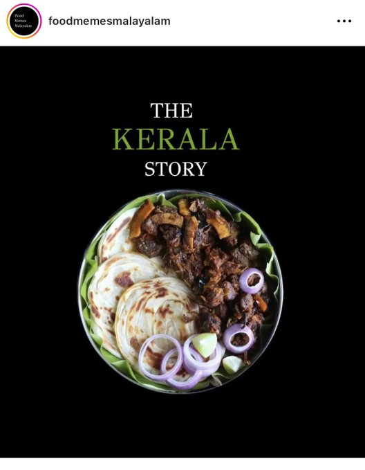 Presenting, the true Kerala Story. 😋