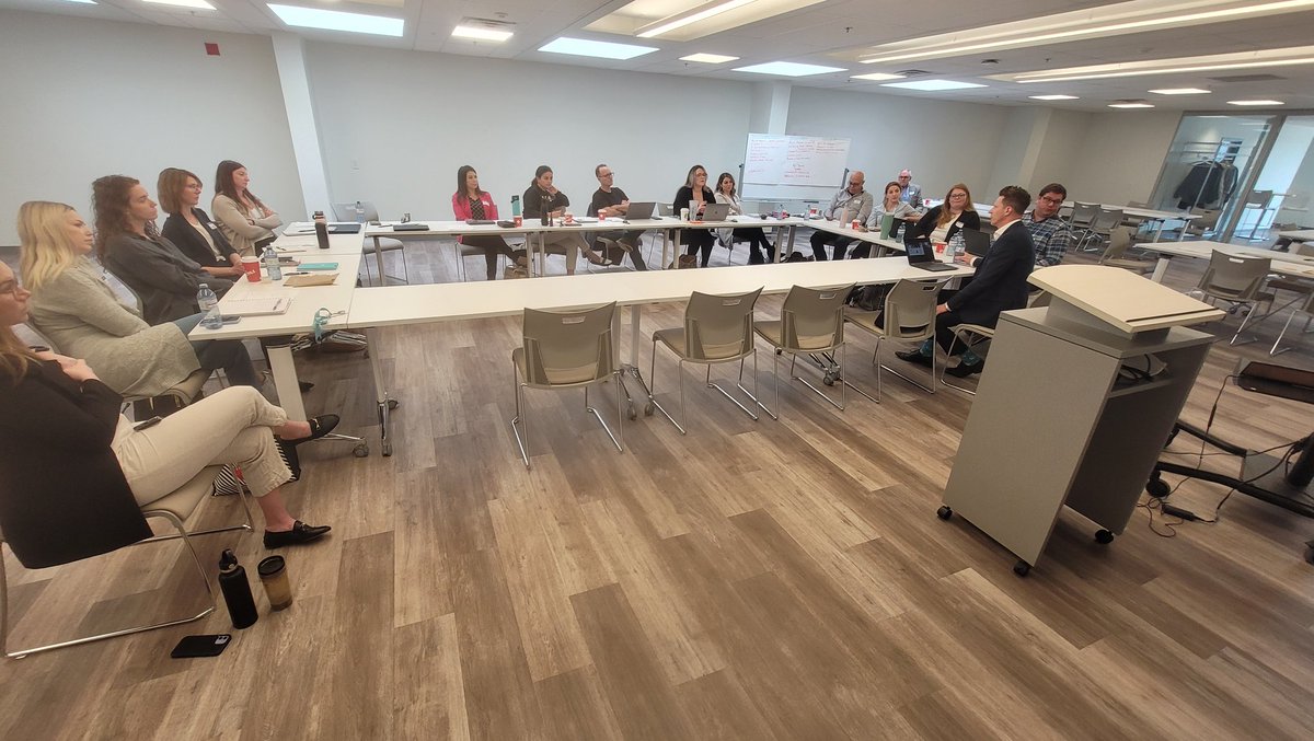 Appreciate the opportunity to present to the <a href="/MiltonChamber/">Milton Chamber</a> at their board strategy day. Yes, it's my job to support our local chambers across the province, but it's a special privilege to help a former employee, <a href="/BCaramento/">Bianca Caramento</a>, grow in her role as a new CEO.