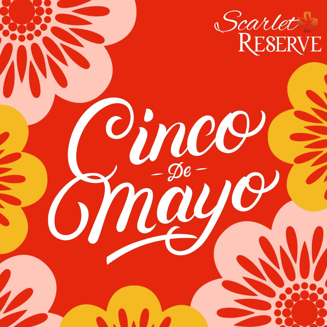 Happy Cinco de Mayo!🇲🇽 #cincodemayo #happycincodemayo #scarletreserve #njdispensary #njdispensaries #cbd #latinaowned #womenowned #minorityowned #legacy2legal
