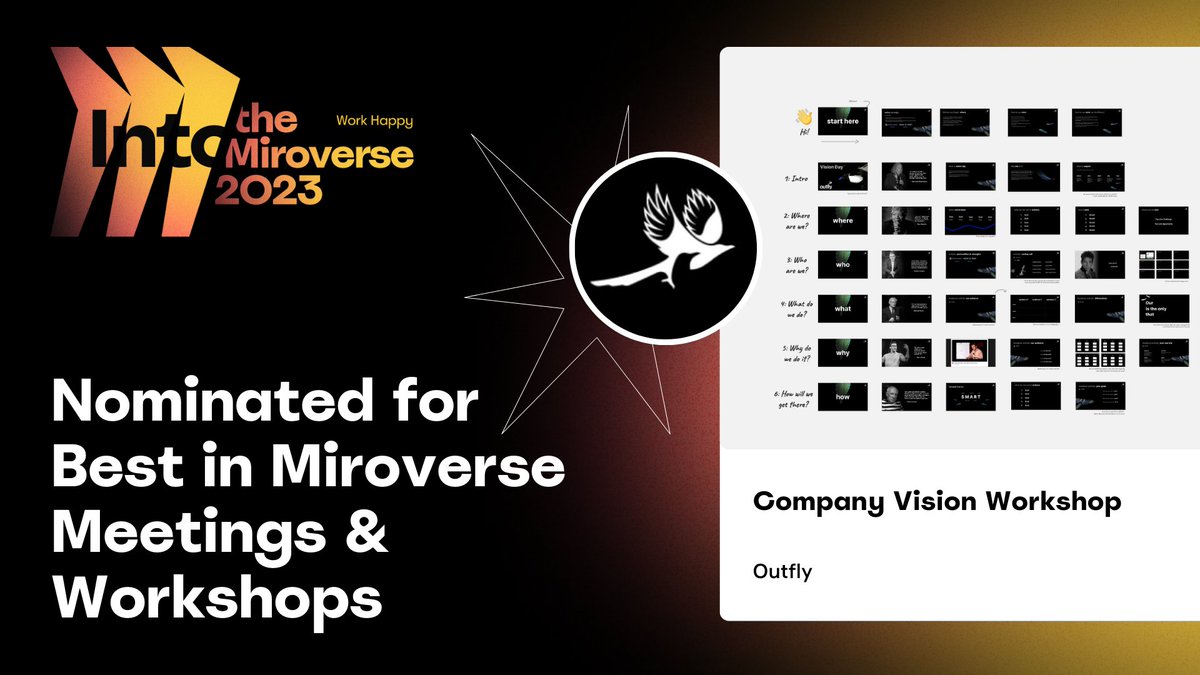 We’ve been nominated for the Miroverse Choice Awards 2023 🥳 Want to help us win? Vote for Outfly here: app.sli.do/event/crM58S2R…