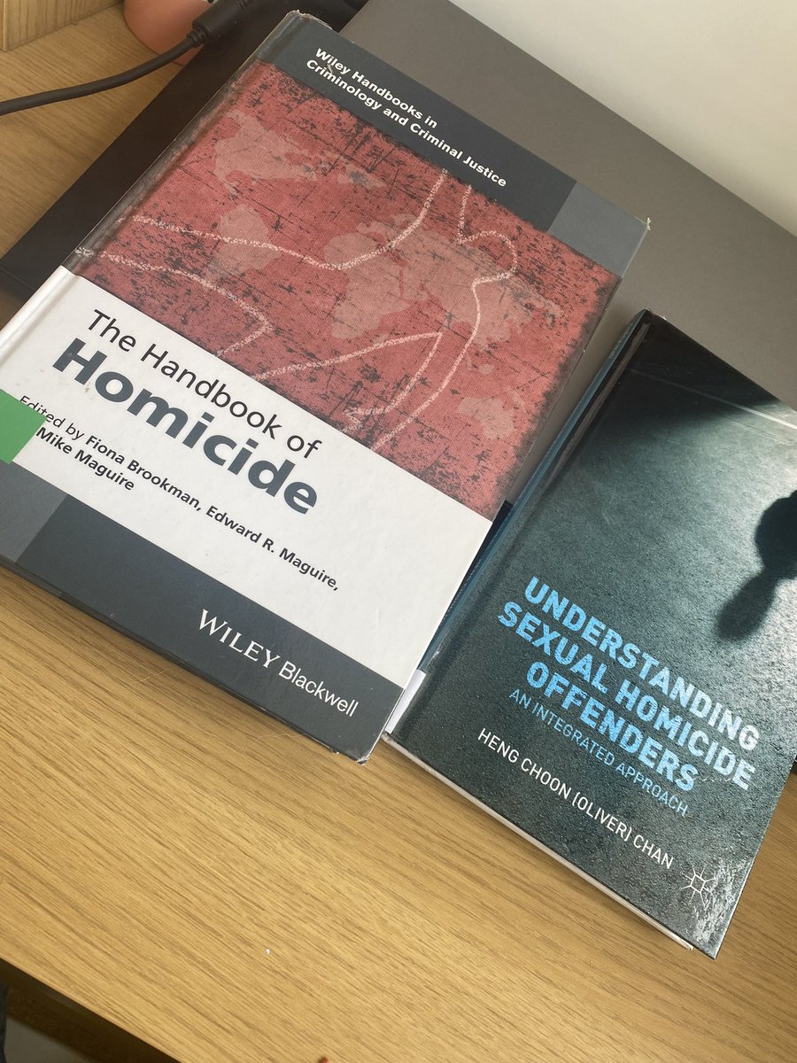 A bit of light reading for my final module of the first year of my MSc! Also an area I hope to explore for my dissertation next year so I’m looking forward to learning so much over the next few weeks! 📚 #parttimestudent #maturestudent #criminolgy #crimeandjustic