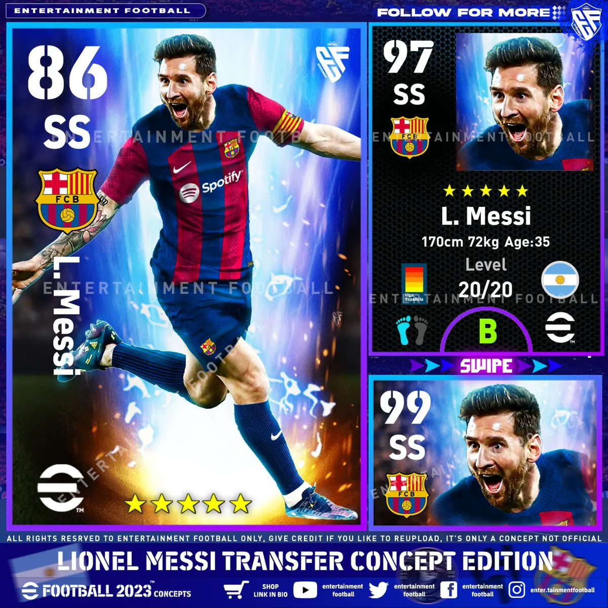 ENTERMTFB's tweet photo. The Transfer I'm waiting for ✨✨
🔰Messi to Barca
🔰#eFootball2023 Transfer card
For more follow @ENTERMTFB
👉❤️ 🔄
⚠️⚠️Don't repost without permission
#eFootball #messitobarca #barcelona #leom #messi #psg #summertransfer #wintertransfer #transferwindow #fabrizioromano https://t.co/s86dkP2H1t