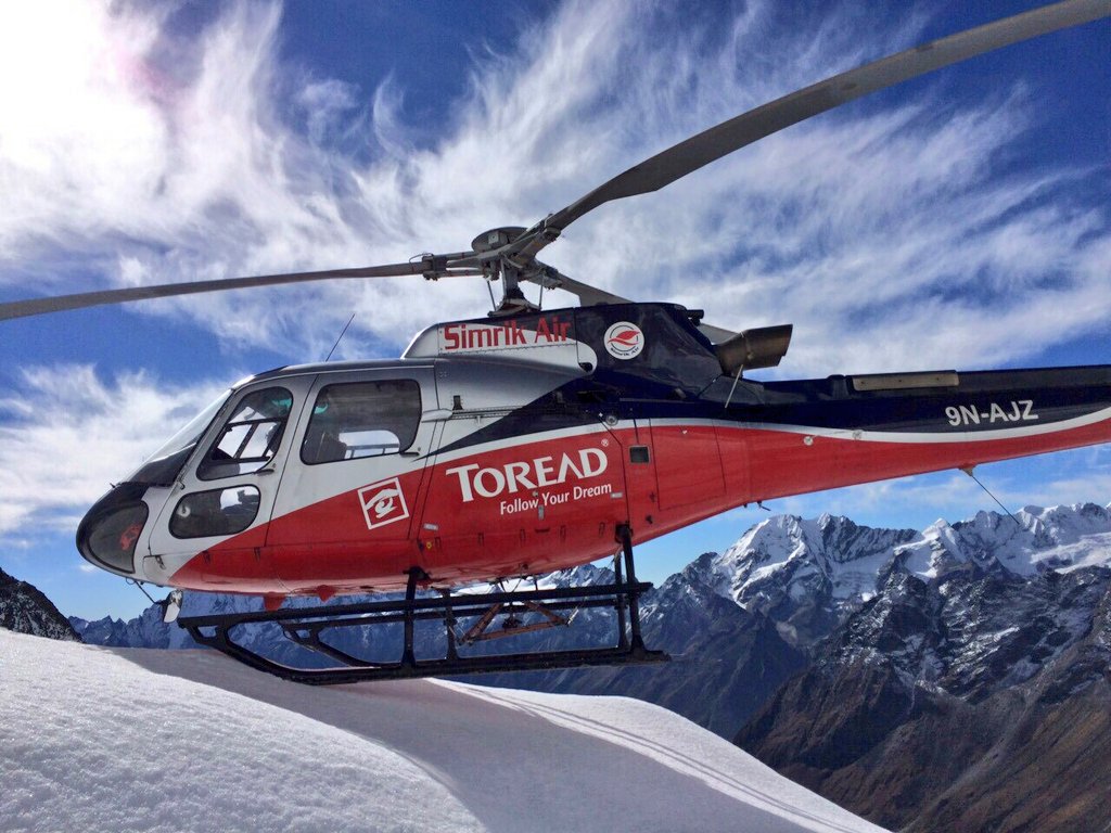 NepaliGentleman's tweet photo. A Simrik Air helicopter (Airbus Helicopters #H125 / Eurocopter #AS350 #B3e with callsign #9NAJZ) crashed in Siprung of Bhotkhola Rural Municipality, Sankhuwasabha district on Friday afternoon.
One of the injured in the accident died while being taken to Kathmandu for treatment. https://t.co/hHQQ85NseS