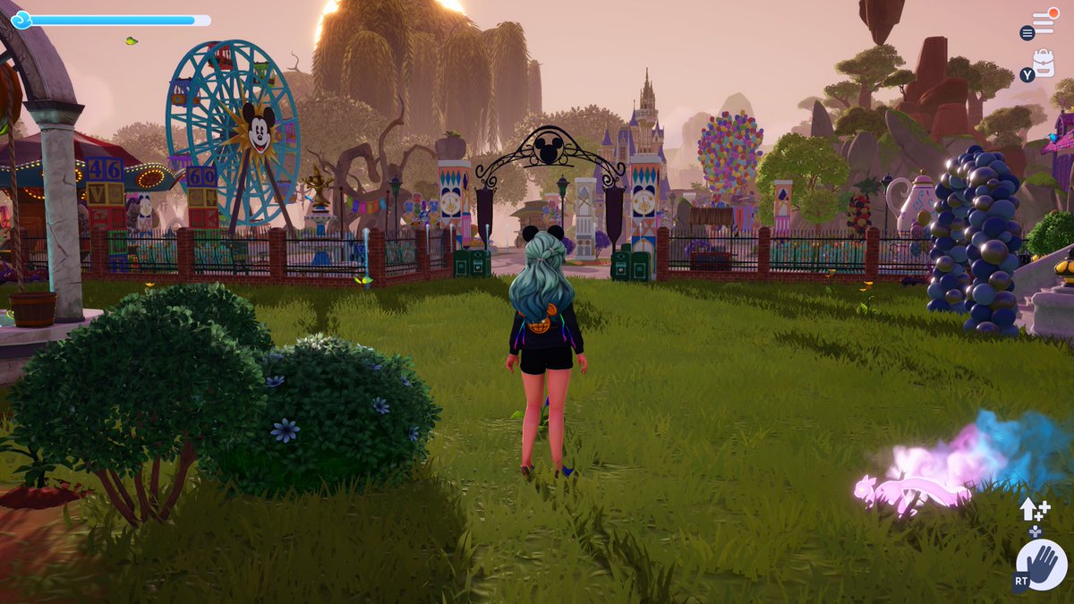 infinitejayy's tweet photo. @DisneyDLV wanted to make a theme park where all the villagers could enjoy! #dreamlightvalley https://t.co/Mk3Us3liGw