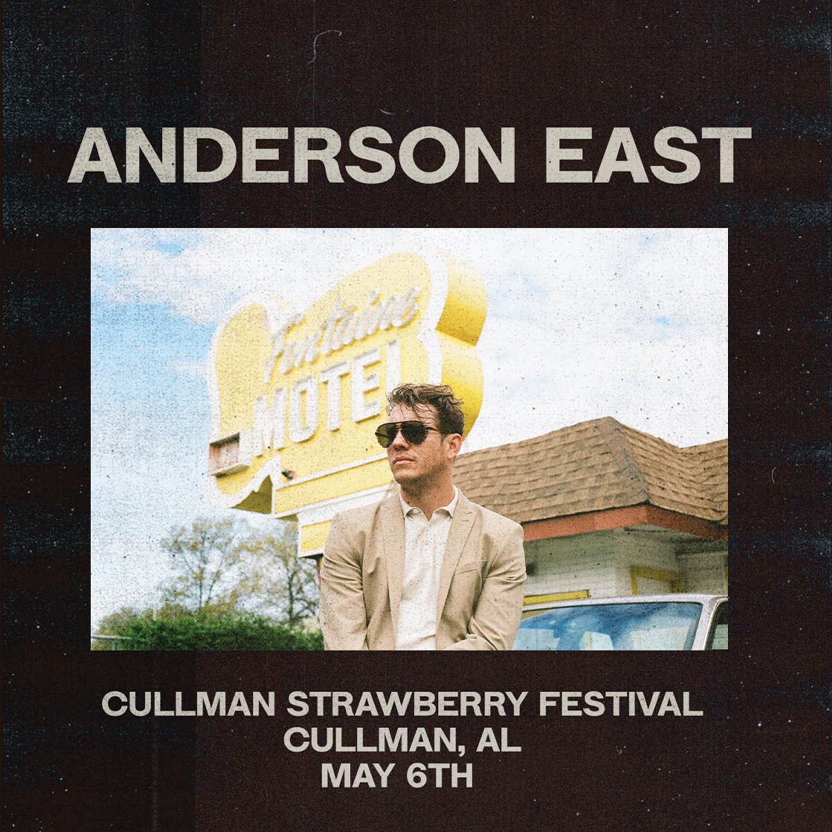 Excited to play Strawberry Festival in Cullman, AL May 6th