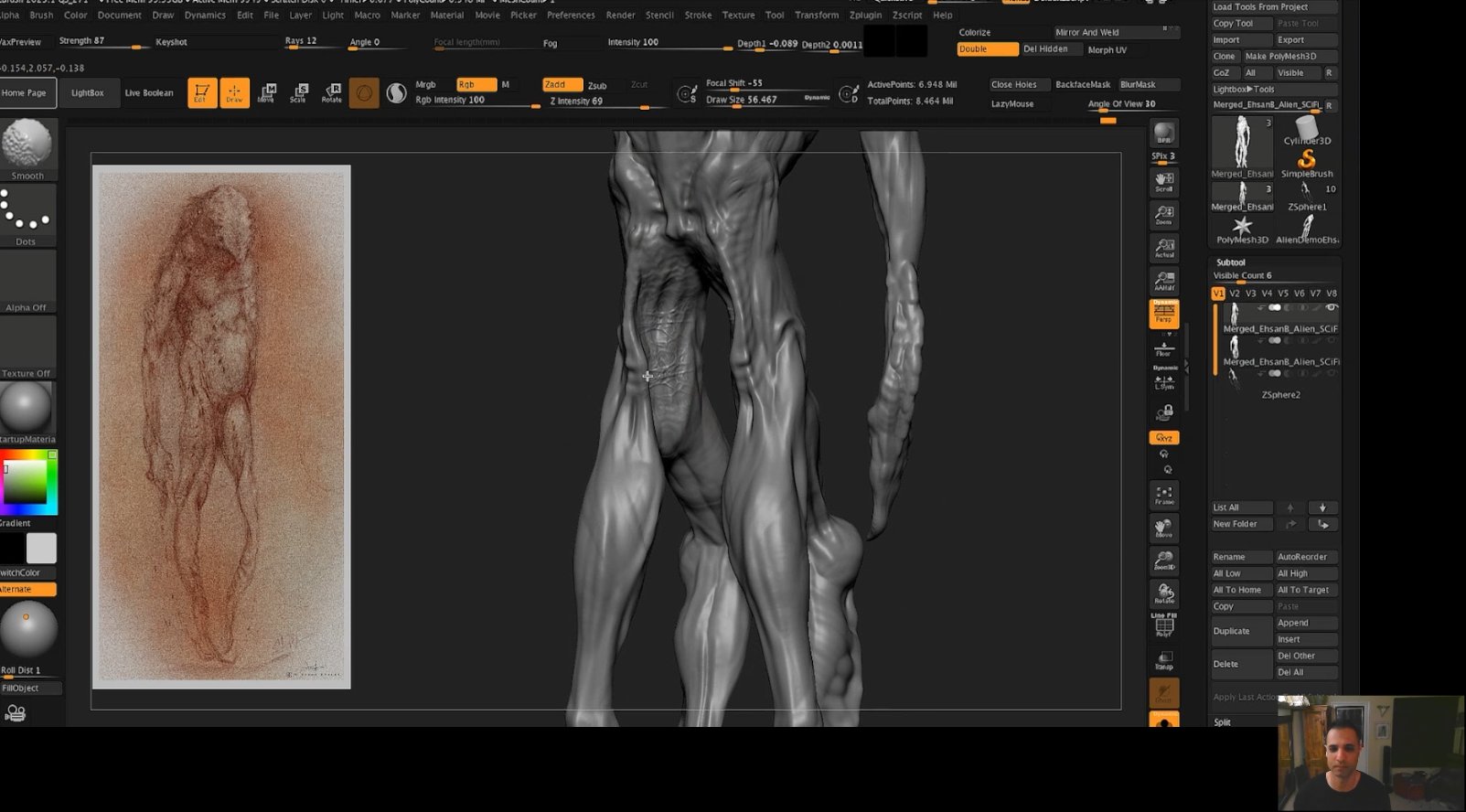 Join Ehsan Bigloo this Fall for ZB1 : Intro to Zbrush Class