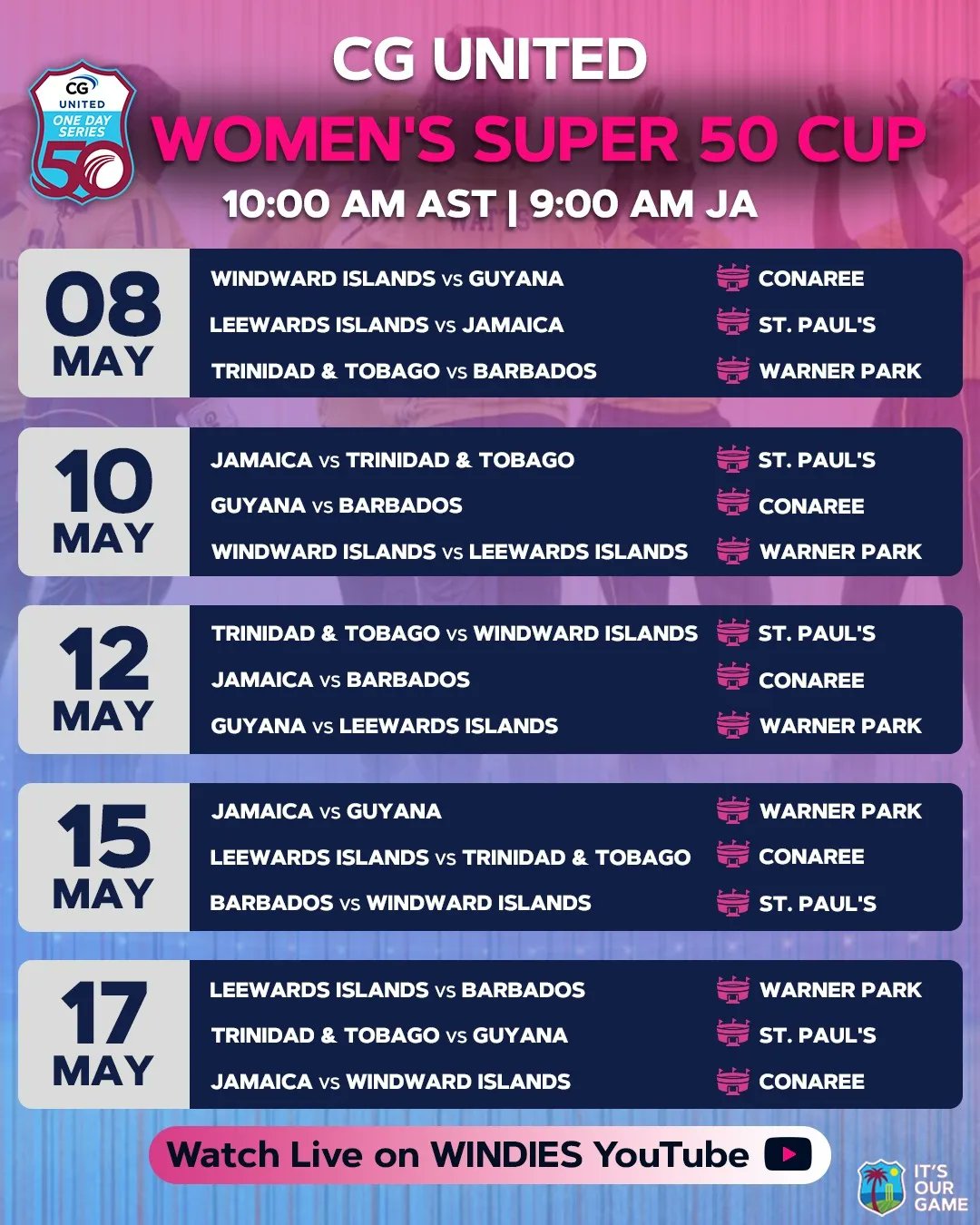 Super 50 cup live streaming new arrivals