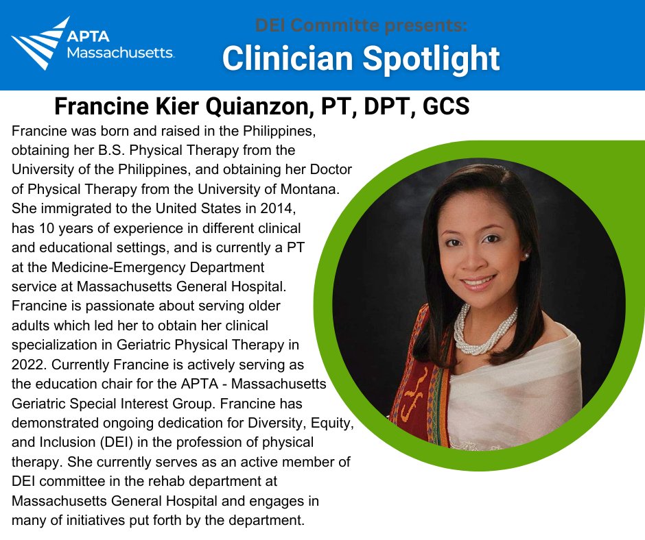 Francine serves as an advocate, support system, and a constant ray of light. 🌞 She constantly works to create an environment of belonging for her colleagues and patients. Celebrating Asian American and Pacific Islander Heritage Month.