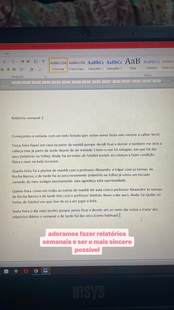 aedl167's tweet photo. adoramos relatórios semanais!! estou cansado ! https://t.co/pJJzXA3ZRw