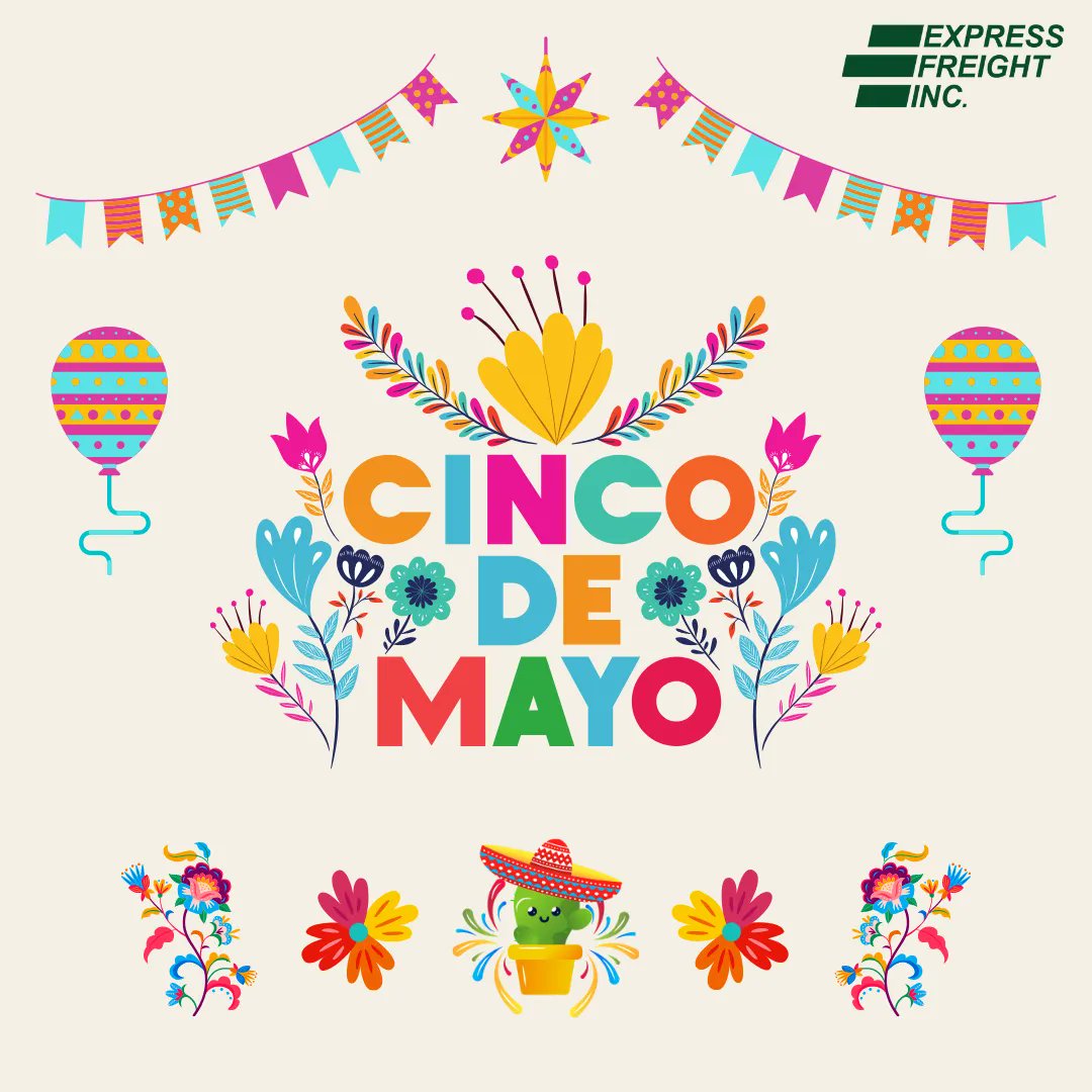 ExFreightInc's tweet photo. Cinco de Mayo is nacho average holiday💃 

Need help transporting all your Nachos ingredients? Give us a Call!

 #Freight #Logistics #SupplyChain #Warehousing #Transportation #SmallBusiness https://t.co/uW66Ywm57j