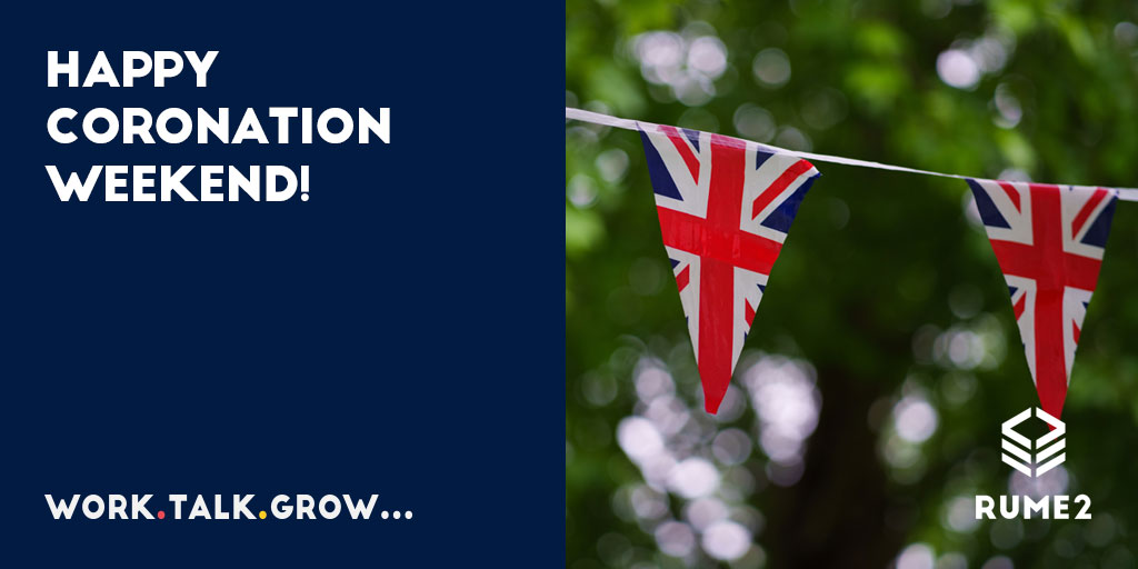 👑It's time for Charles to be crowned 👑

Get the bunting up &amp; the quiche in the oven or get yourself down the pub! Whether you're celebrating or you couldn't care less, we hope you all have another lovely long weekend. 

See you on Tuesday 🤩

#coronation #coronationweekend