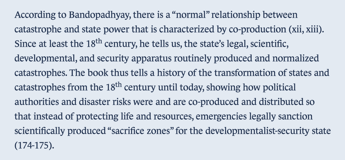 TheNewRambler's tweet photo. New today: "How Well Are All? The Co-production of Catastrophe and State-like Authority," Karin Loevy's review of All is Well: Catastrophe and the Making of the Normal State, by Saptarishi Bandopadhyay.

Link ➡️ https://t.co/7njkj2I3B6 https://t.co/9fKPf02KEe