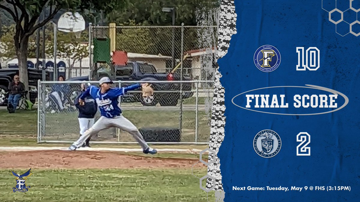 Great win yesterday for the @FUSDFlashes Baseball. See you @FUSDFlashes on Tuesday for the 2nd Round of the @CIFSS playoffs. @vcspreps @FillmoreGazette @KeithGDerrick @CindaFrancis7 @Docmoreland89 @mr_randylgarcia