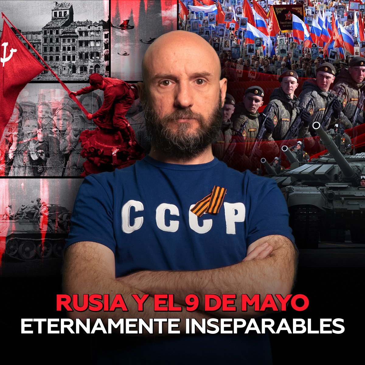 Con motivo de la celebración del 9 de Mayo y la derrota nazi, mañana estrenaremos un video especial sobre lo que esa fecha significa para la Rusia contemporánea y qué importancia tiene para entender eventos actuales. ¡Atentos a nuestras redes!