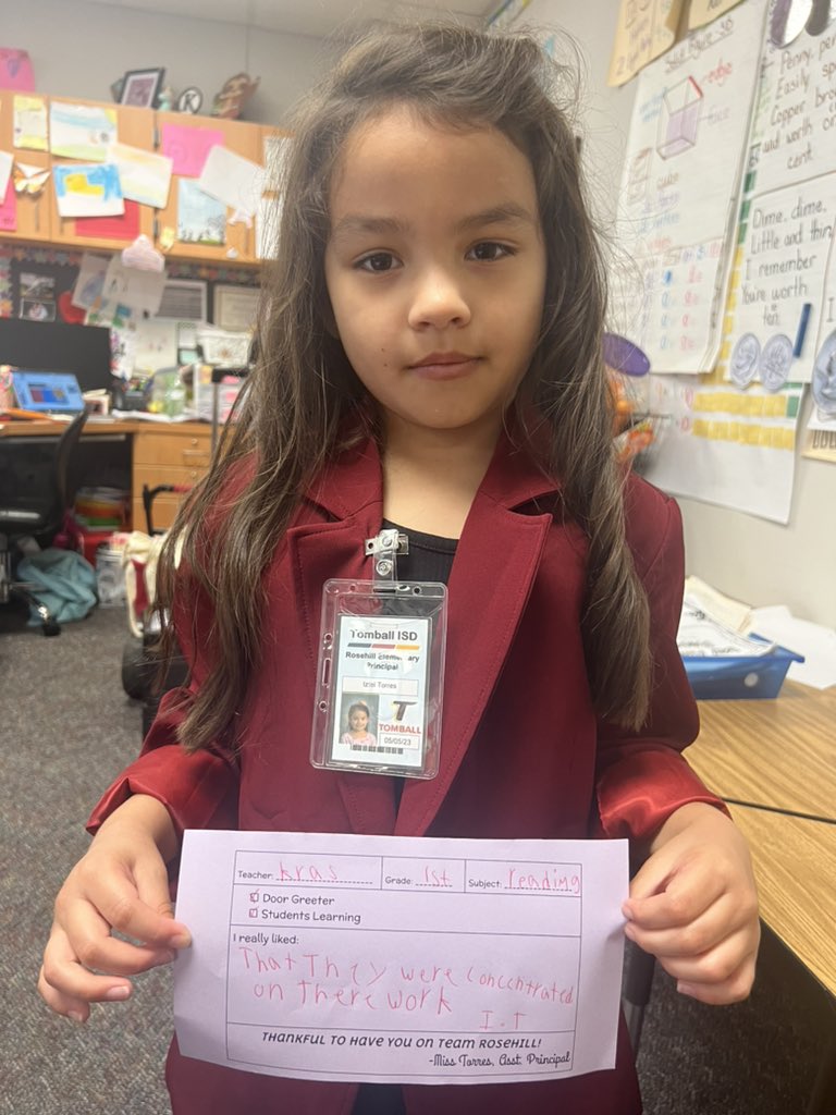 MrsGAvellaneda's tweet photo. Thank you @RESPTO_TISD for setting up @TISDRES Assistant Principal for the Day! I am having a blast with my partner in crime. To quote Miss Torres, “we are always so busy!” @torresteach https://t.co/vylDHwBGr0