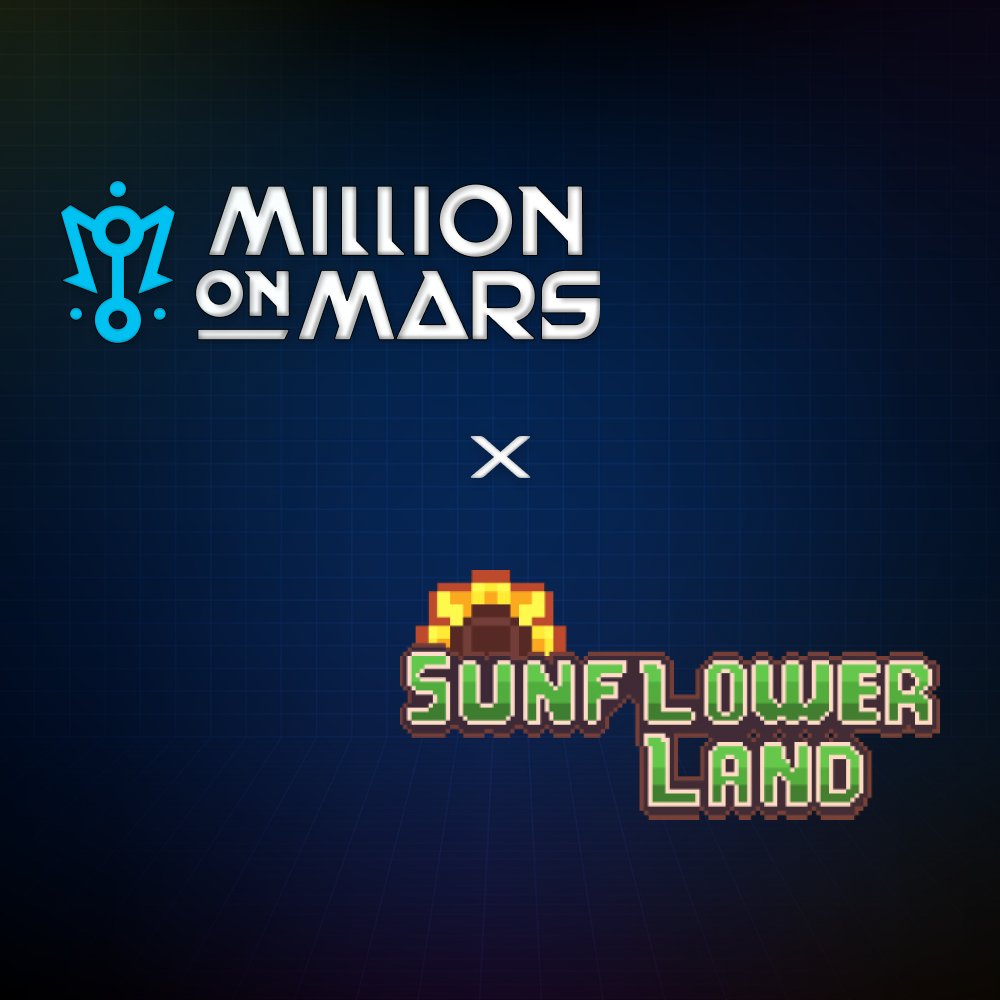 Million on Mars® (@milliononmars) on Twitter photo Martians! The SFL23 Crossover is here! Featuring exclusive in-game items, unique crafting recipes, massive leaderboard prizes, and an engaging theme centered around the Sunflower Land.
📚Learn All about it in our Players Guide -> docs.milliononmars.com/playerguide/me…
Event starts 12:00PM CT! Martians! The SFL23 Crossover is here! Featuring exclusive in-game items, unique crafting recipes, massive leaderboard prizes, and an engaging theme centered around the Sunflower Land.
📚Learn All about it in our Players Guide -> docs.milliononmars.com/playerguide/me…
Event starts 12:00PM CT!