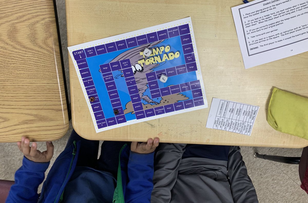 When the internet goes down in #TheFalconsNest ⁦<a href="/fallingbrookps/">Fallingbrook P.S.</a>⁩ , you play board games! 
#ScreenFreeEducation
#Improvise
#TeacherLife
#MusicPlay #ThemesVariations