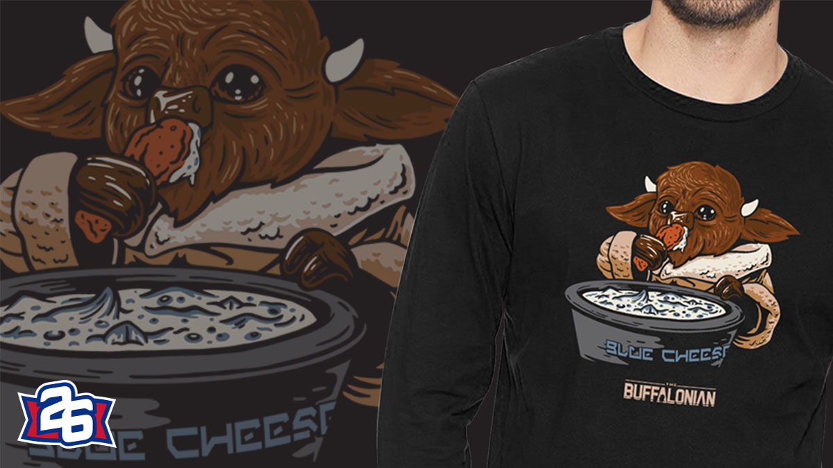 26shirts's tweet photo. "Baby Buffaloda: This is the Way" is only around for a few more days! Every purchase of this design also supports young Reese Wagner. Learn more and get yours here: https://t.co/dDyExniF88 #BillsMafia #Buffalo https://t.co/T4ZB8YGVnV