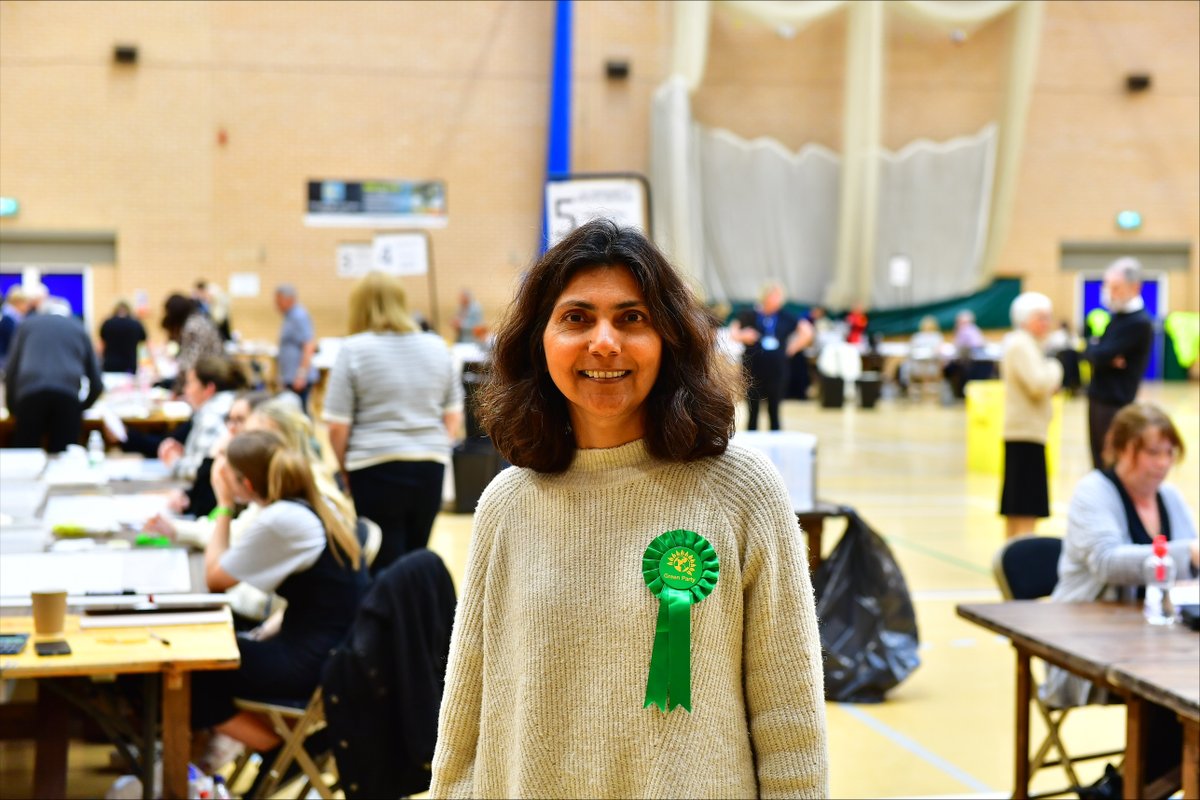Just what the doctor ordered - GP Pallavi Devulapalli elected as a green councillor for Airfield ward