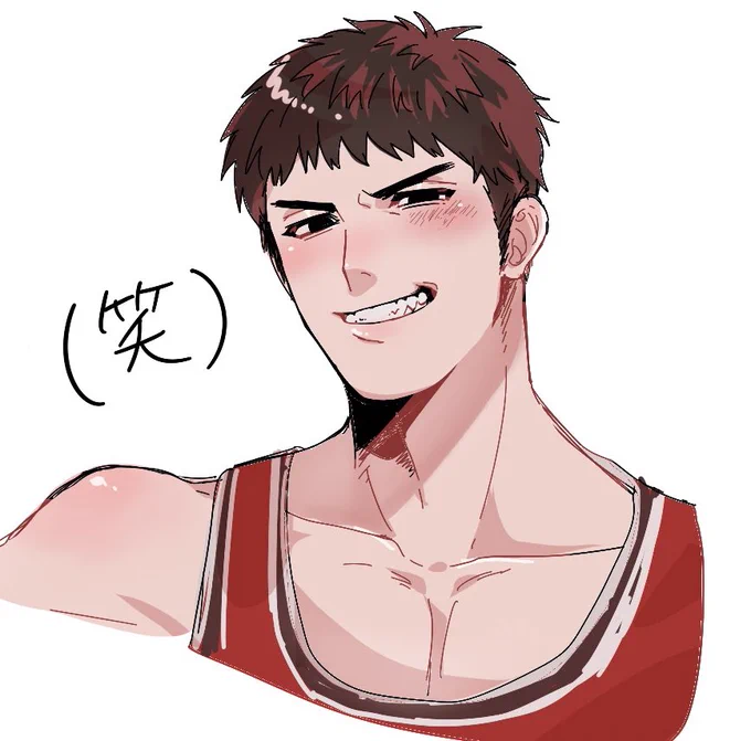 三イに煽られたい欲で描いた🏀
(解釈違いだったら申し訳ないです!!!!!!) 