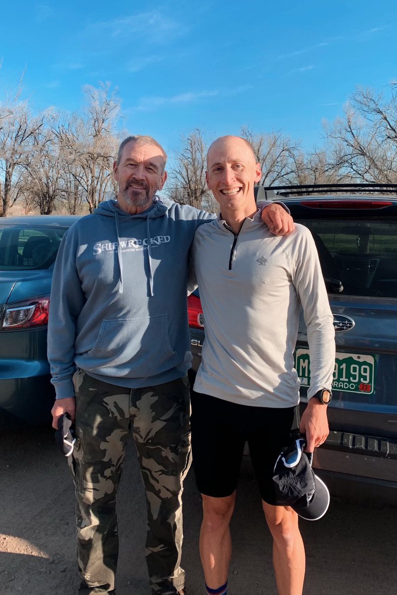 Much more impactful &amp; meaningful than any PR is the authentic relationships developed through running. I feel so grateful to have such a strong connection to a great man through > 10 years of coaching. I’ll be carrying Jonesy’s toughness out on the course Sunday <a href="/PGHMarathon/">Pittsburgh Marathon</a>!