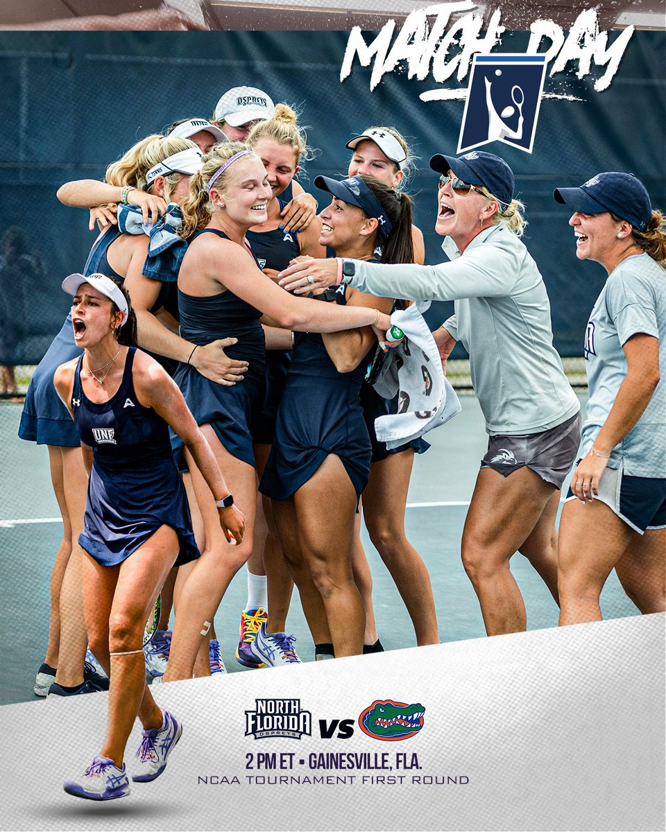 The Ospreys take the court against the Gators in the First Round of the NCAA Championship at 2 PM ET‼️

@OspreyWTEN 🆚 1⃣6⃣ Florida

🔗| stats.statbroadcast.com/broadcast/?id=…
📺|floridagators.com/sports/2018/3/…

#ASUNWTEN | #SWOOPLife