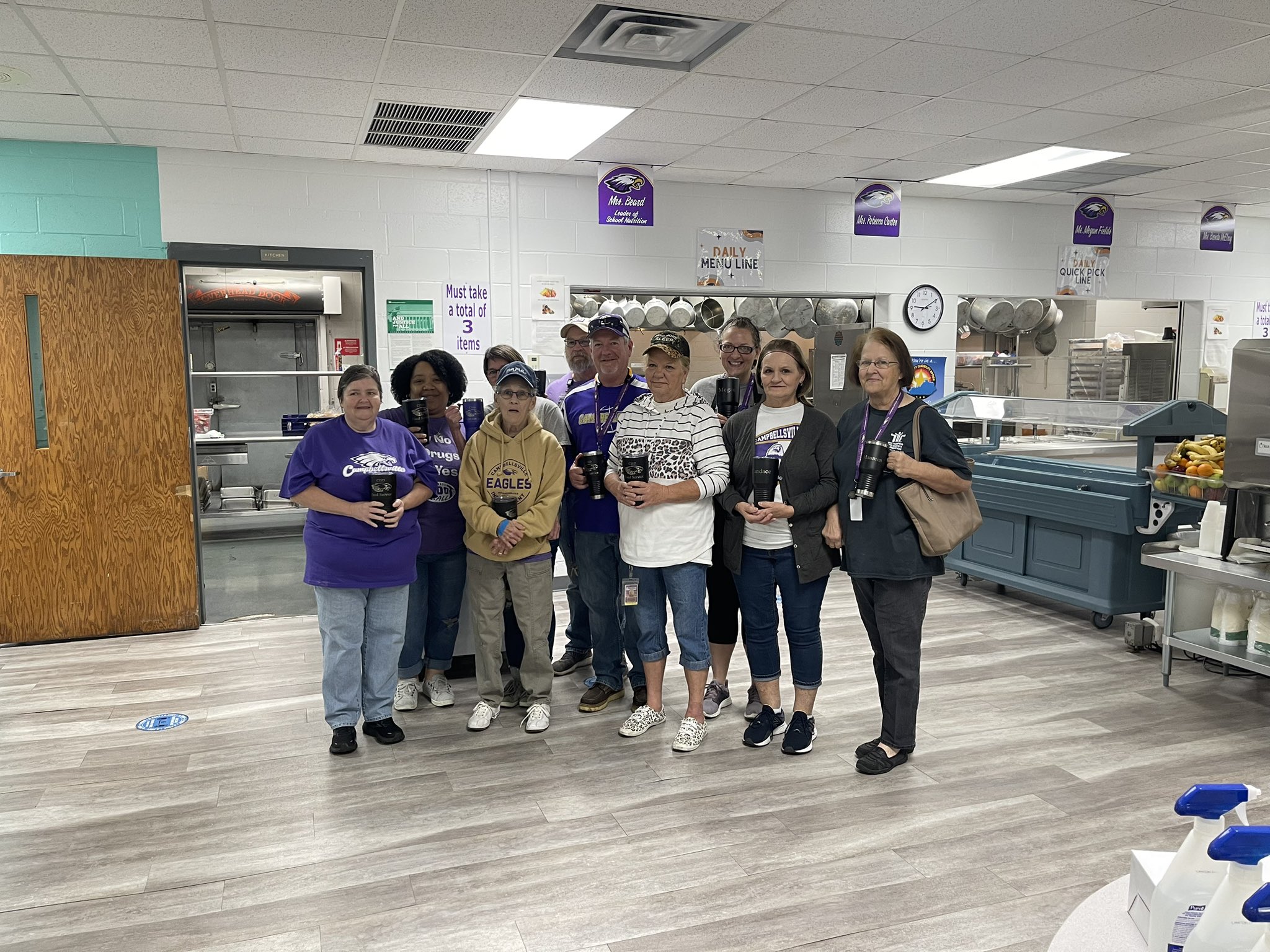 Coach Dale Estes on Twitter "Today is school lunch hero day and the