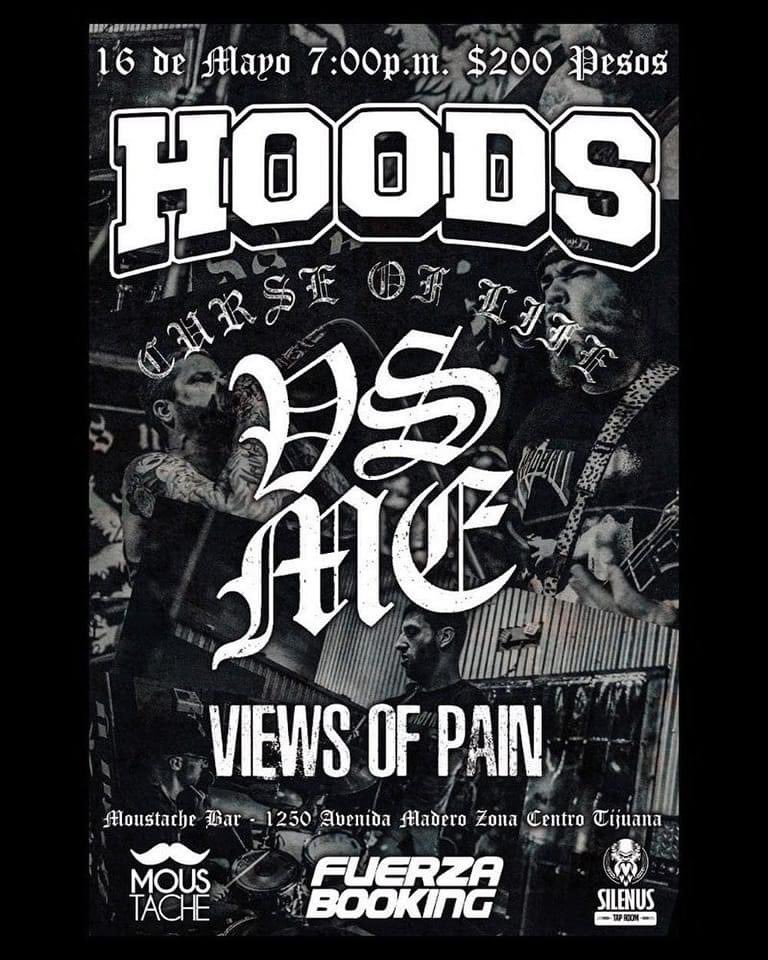 Nos vemos este 16 de Mayo en el mous tache!
Estará una de las bandas representativas del Hardcore de California,Hoods y también Views of Pain y Curse of Life 🔥