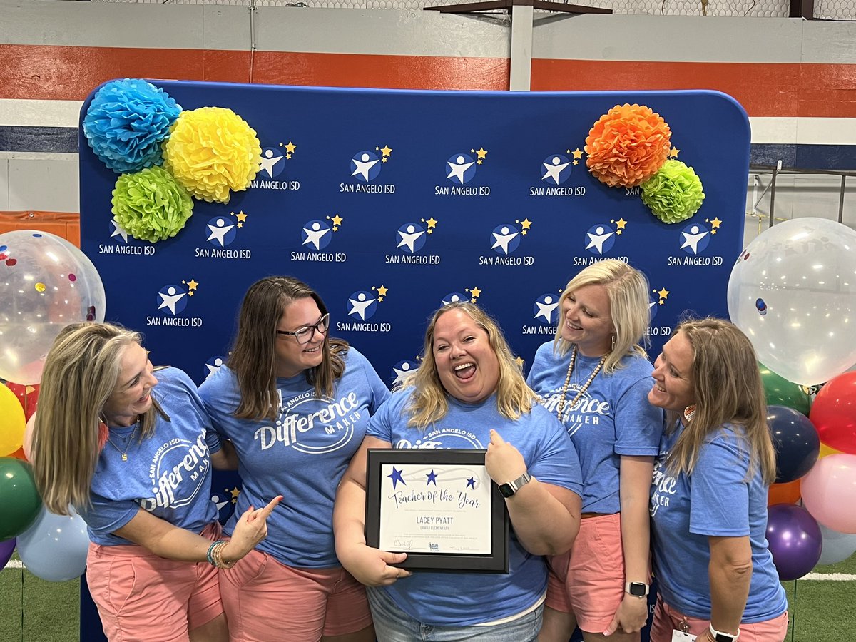 Our teacher of the year: Lacey Pyatt!!!!