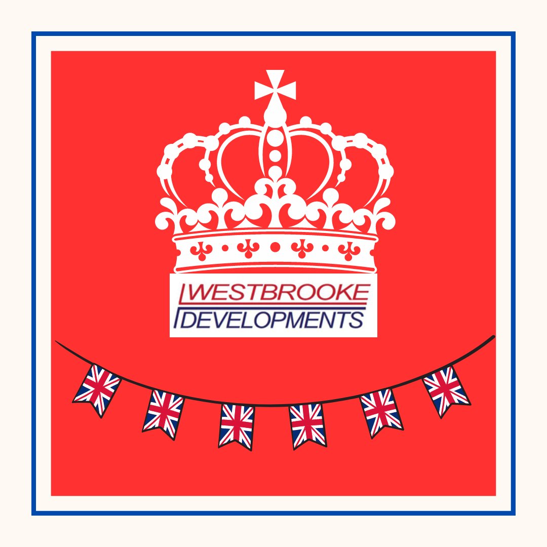 WestbrookeDev's tweet photo. We will be pausing all construction activities this weekend to enjoy the King’s Coronation. It's time to put down the tools and pick up the party hats! Let's come together and enjoy the celebrations. Who doesn't love a royal knees up?!
#KingCoronation #TateResidences https://t.co/kGdFPlJVdA