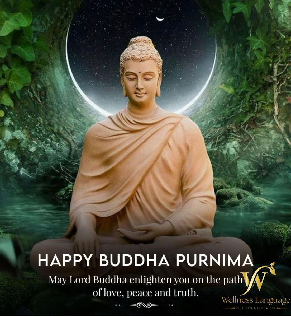 WellnessLang's tweet photo. HAPPY BUDDHA PURNIMA
May Lord Buddha enlighten you on the path of love, peace and truth. https://t.co/FucdZb0HRM