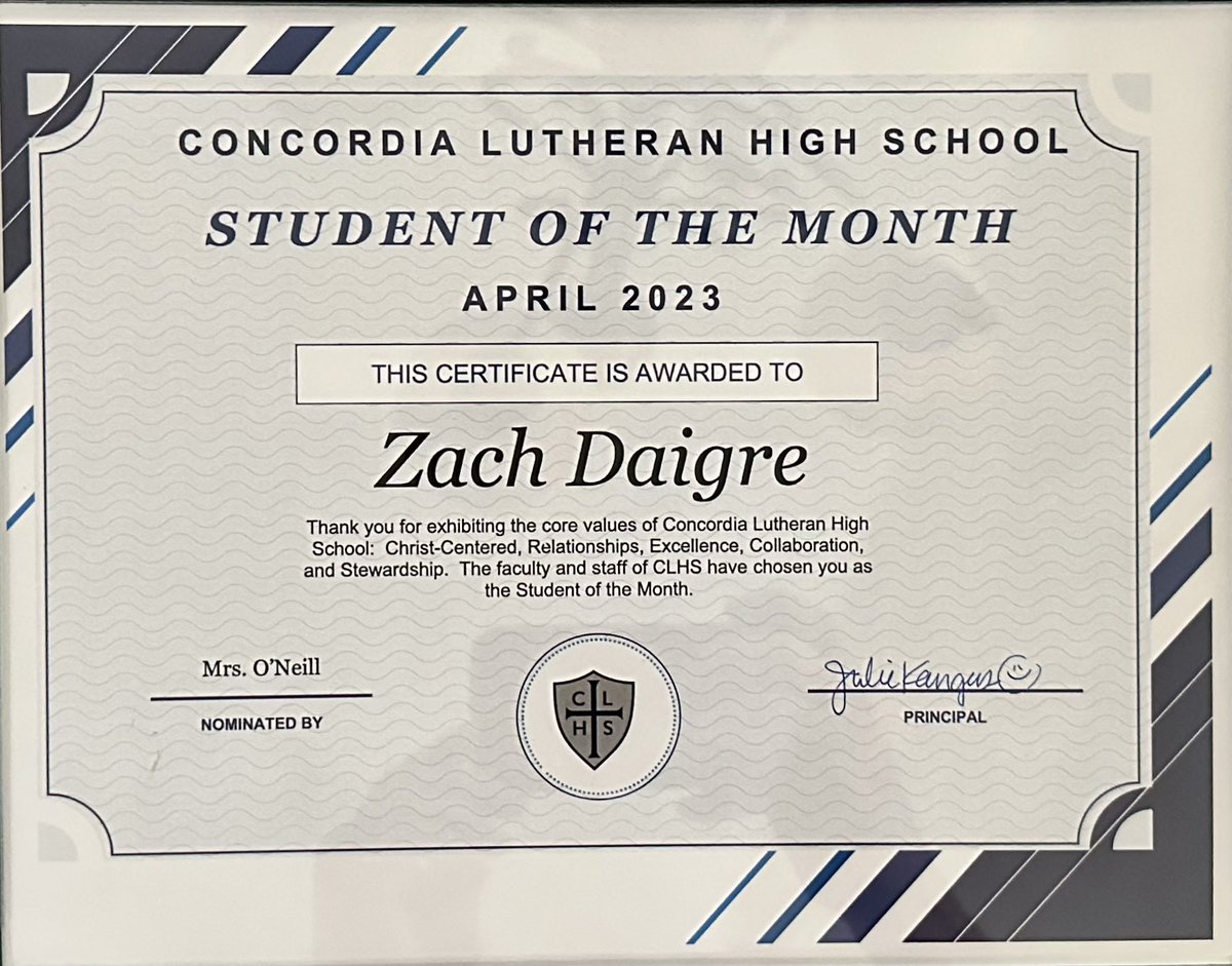 DaigreBrian's tweet photo. Pretty good day at school yesterday…@DaigreZachary #ProudDad #SaderNation #AcademyBound https://t.co/vnC9JSOdUS