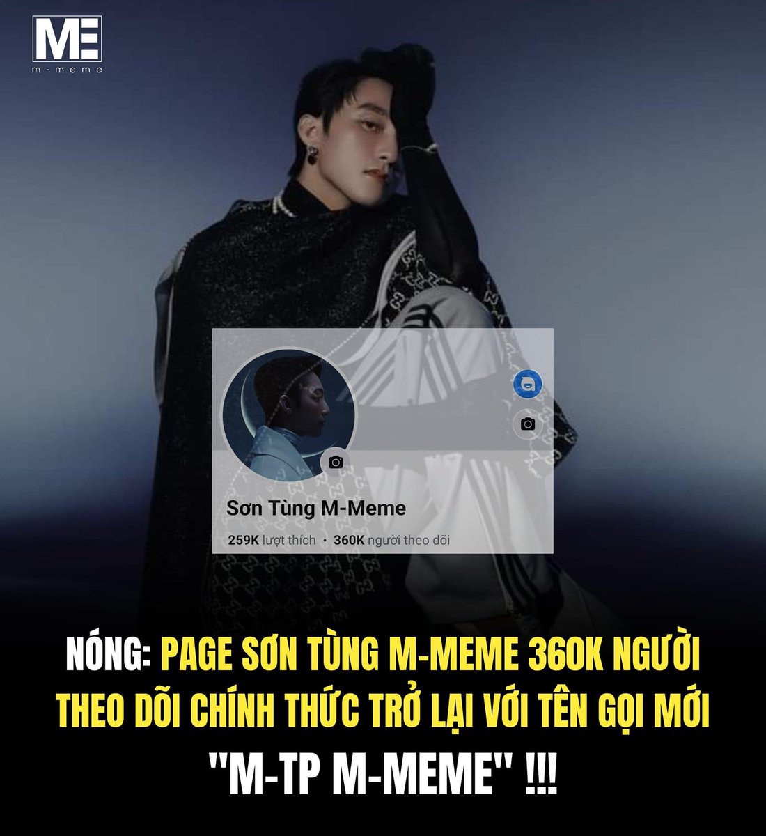 sontung_mmeme's tweet photo. [BACK]
Page MẤT nhưng nhiệt huyết thì KHÔNG!...

Hy vọng mọi người sẽ tiếp tục đồng hành cùng Team trong tương lai và gầy dựng lại Page một lần nữa bằng cách Like, theo dõi và bật xem trước ngay  "M-TP M-Meme"🥺!!!
https://t.co/3nI148ZNCZ

#Mmeme #sontungmtp https://t.co/mR0YbLzRa0