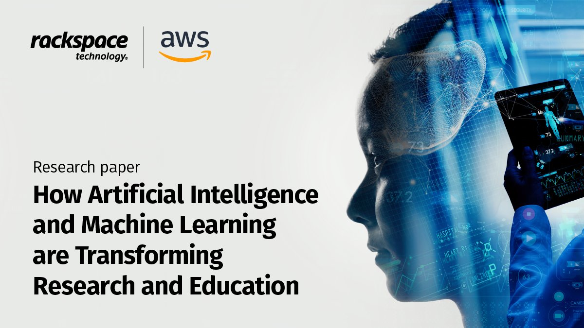 RackspaceNL's tweet photo. We surveyed over 400 #IT managers in #education and #research organisations to find how much #AI and #ML has impacted their work. Read the full research paper now: https://t.co/1VyUJbm5y8 https://t.co/QVuDZiEz1A