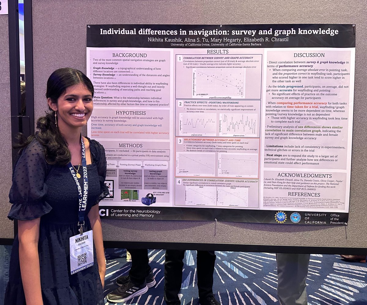 manuellayassa's tweet photo. I’m so proud of these 3 high schoolers (and @scyna_uci board members) who presented posters at #LEARNMEM2023! I can’t believe how much they’ve grown as humans and scientists! https://t.co/TTvWXjAUy9