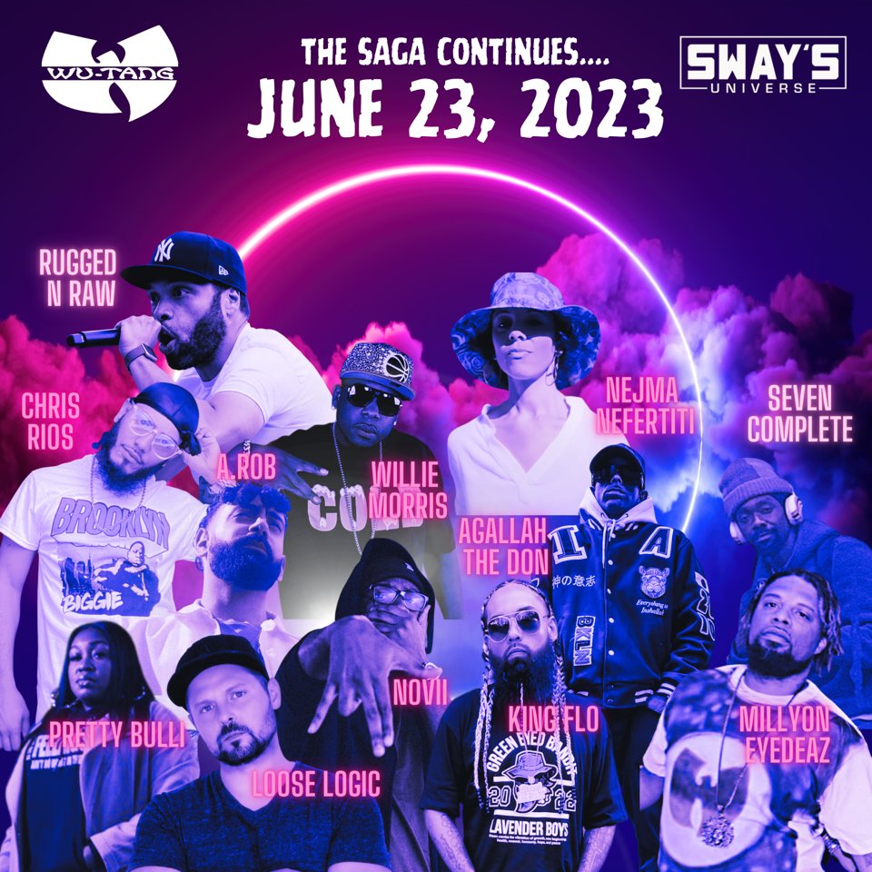 #thesagacontinues see you on <a href="/SIRIUSXM/">SiriusXM</a>  with <a href="/RealSway/">Sway Calloway</a> &amp; <a href="/RZA/">RZA!</a> 

#looselogic