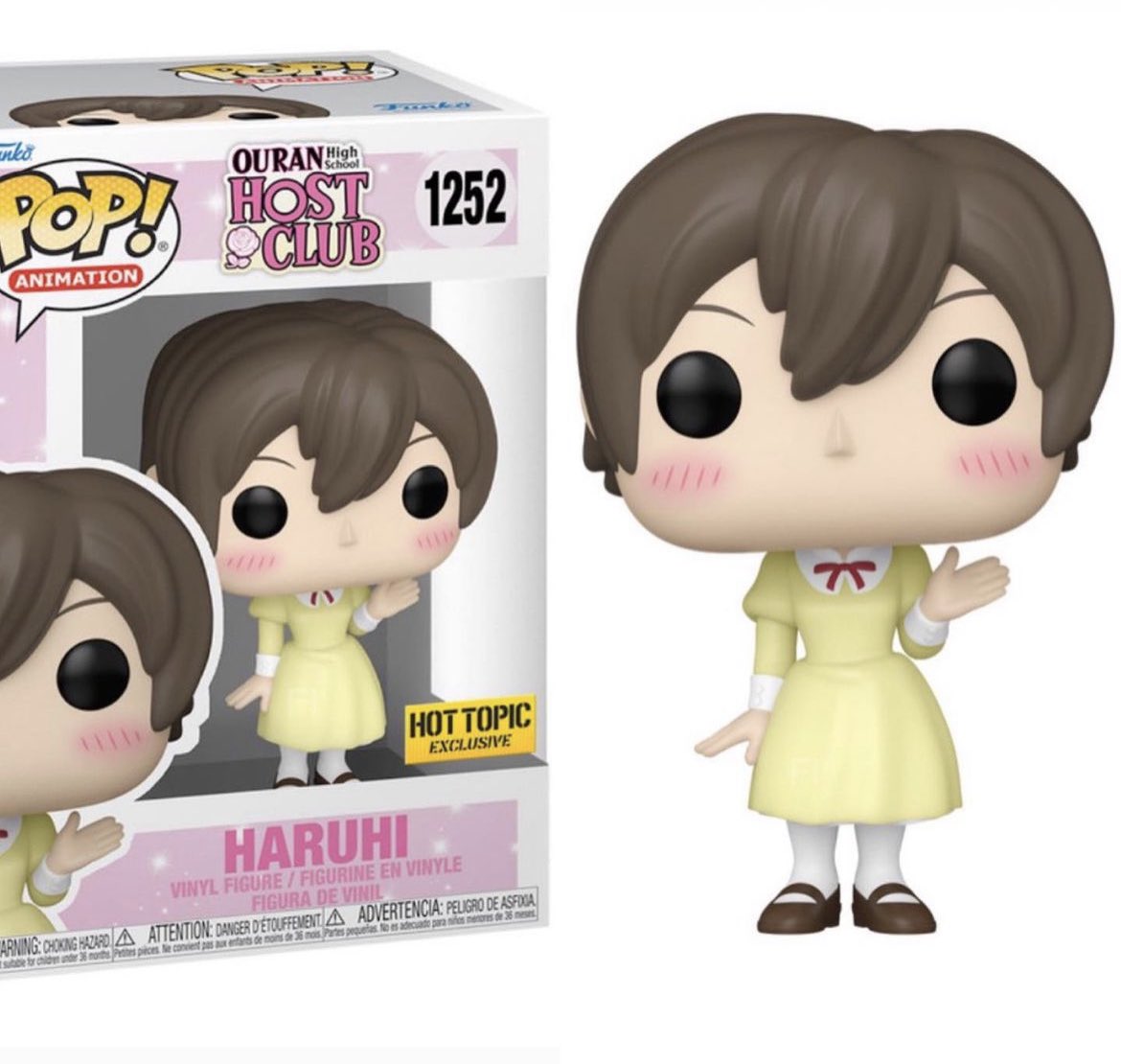 caitlinsvoice's tweet photo. Well this is a fine howdy-do this Friday morning! Thanks @funko 🩷
💋 💋 Fall in love! 🎶 
#HaruhiFujioka #OuranHighSchoolHostClub https://t.co/txGPM5Et50