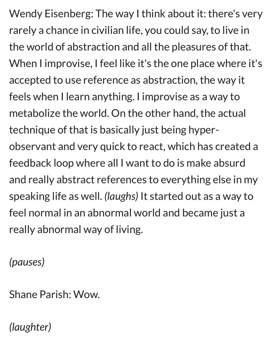 nickzanca's tweet photo. a favorite excerpt from @eisenbergsounds: https://t.co/zyL1DxxHBN