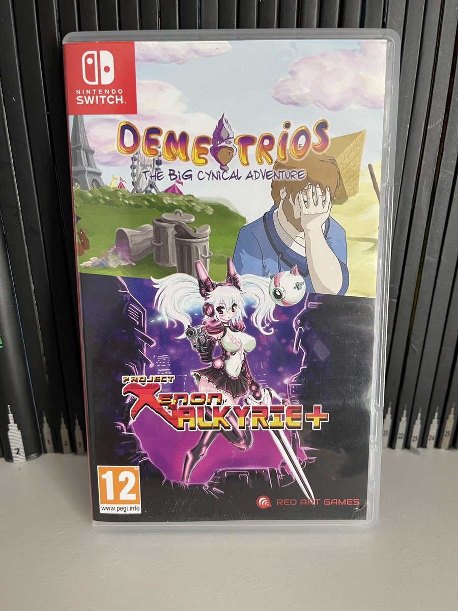 micka25gaming's tweet photo. Un ajout à la collection qui fait super plaisir.
Demetrios et Xenon walkirie sont des jeux de @COWCATGames créateur de l’excellent Brok the investigator.
Un point &click et un rogue-like
Je les ai maintenant en physique 🥰
#switch #demetrios https://t.co/Q1IZTC1shG